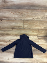 Pekkle Waffle Knit Hooded Henley Shirt Navy sz 3T