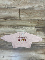 Modern Moments Love is Kind Knit Sweater Pink sz 6-9m