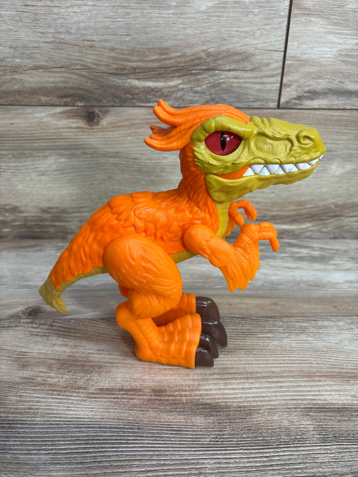 Imaginext Jurassic World Pyroraptor XL Dinosaur Orange