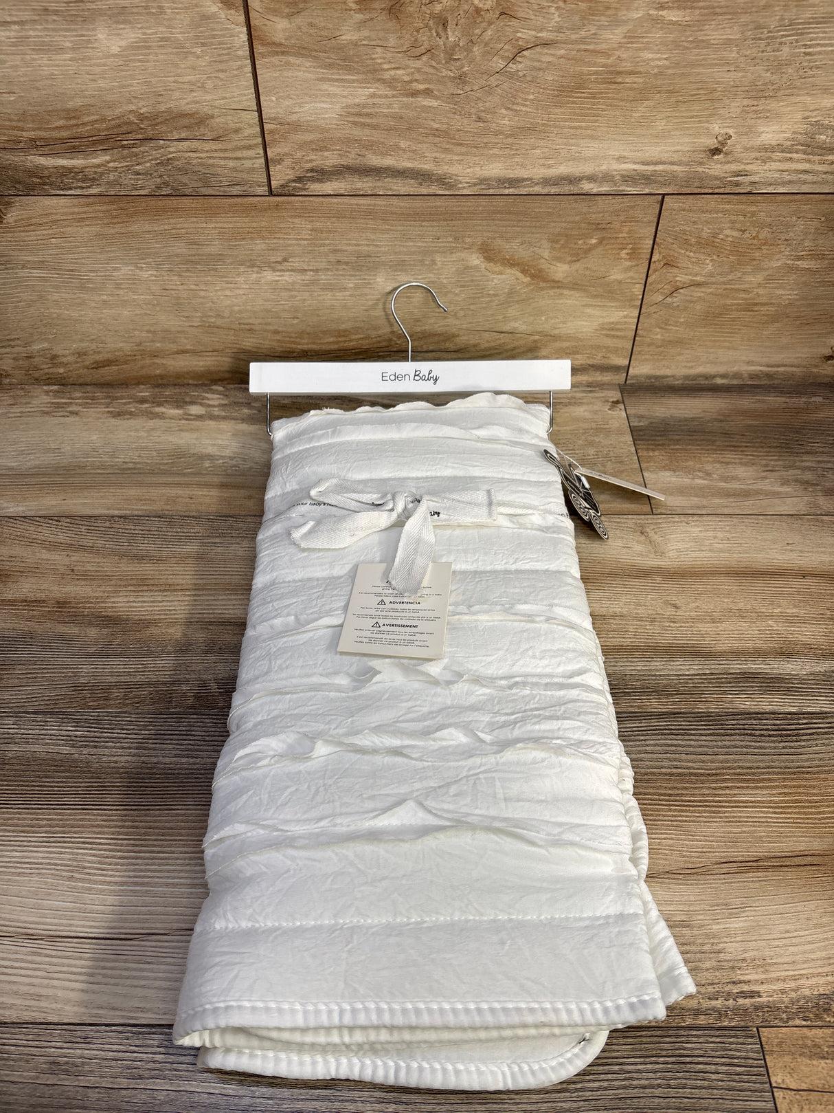 NEW Eden Baby Soft Baby Blanket White