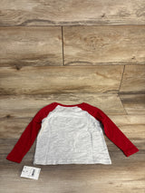 Disney Junior Mickey Mouse Valentines Day Shirt Red sz 12m