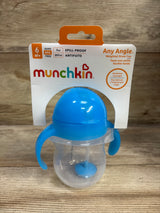 NEW Munchkin Any Angle Weighted Straw Cup Blue 7oz
