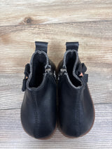Floral Applique Ankle Boots Black sz 5.5c
