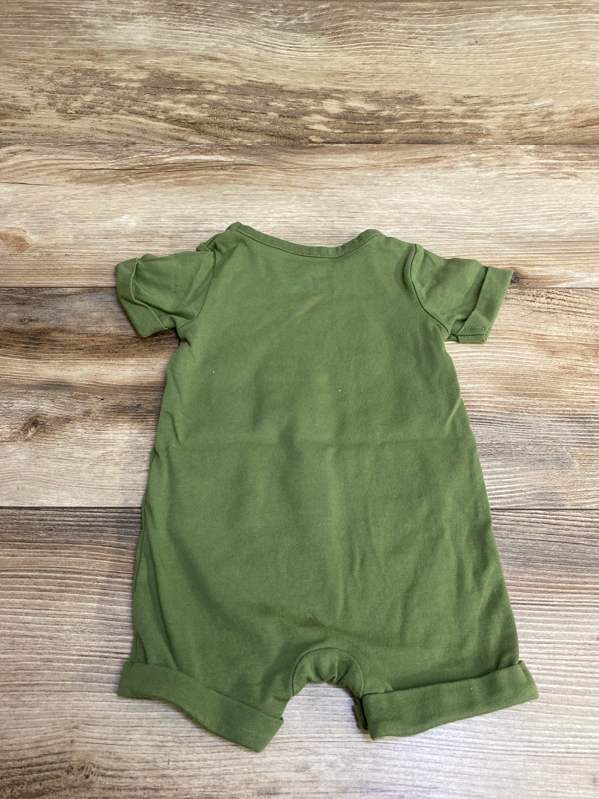 Cat & Jack Waiting For My Fangs Romper Green sz 0-3m