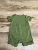 Cat & Jack Waiting For My Fangs Romper Green sz 0-3m