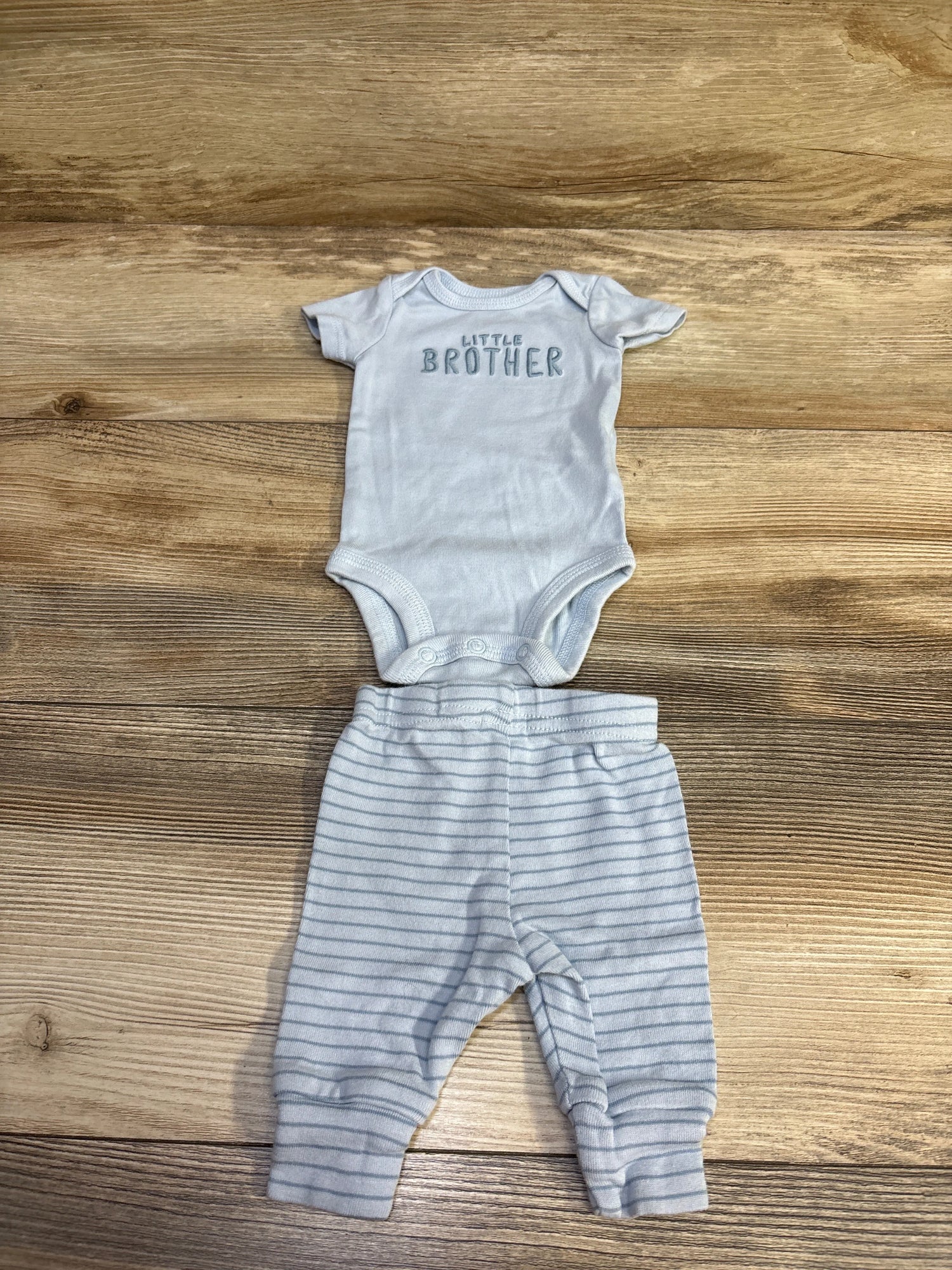 Just One You 2pc Bodysuit & Pants Set Blue sz Newborn