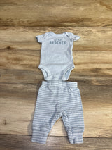 Just One You 2pc Bodysuit & Pants Set Blue sz Newborn