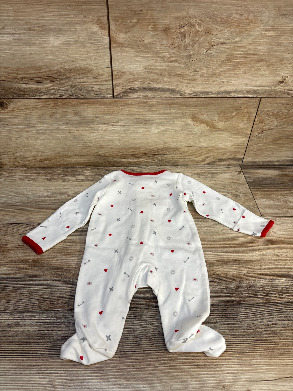 Just One You Little Valentine Sleeper White sz Newborn