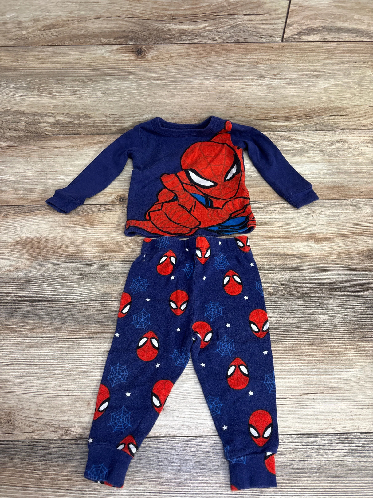 Marvel Spiderman 2pc Pajama Set Navy sz 12m