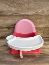 Safety 1st Easy Care Swing Tray Feeding Booster Seat in Coral Crush