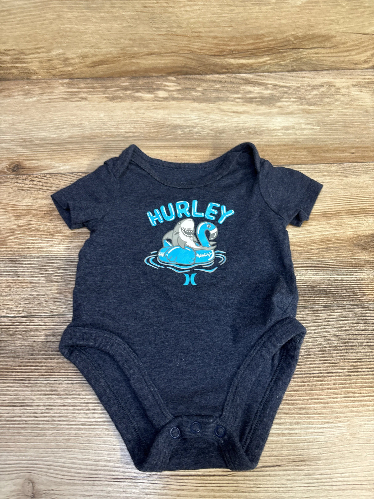 Hurley Shark Bodysuit Blue sz 6m
