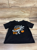 Shein Spooky Saurus Shirt Black sz 2-3T