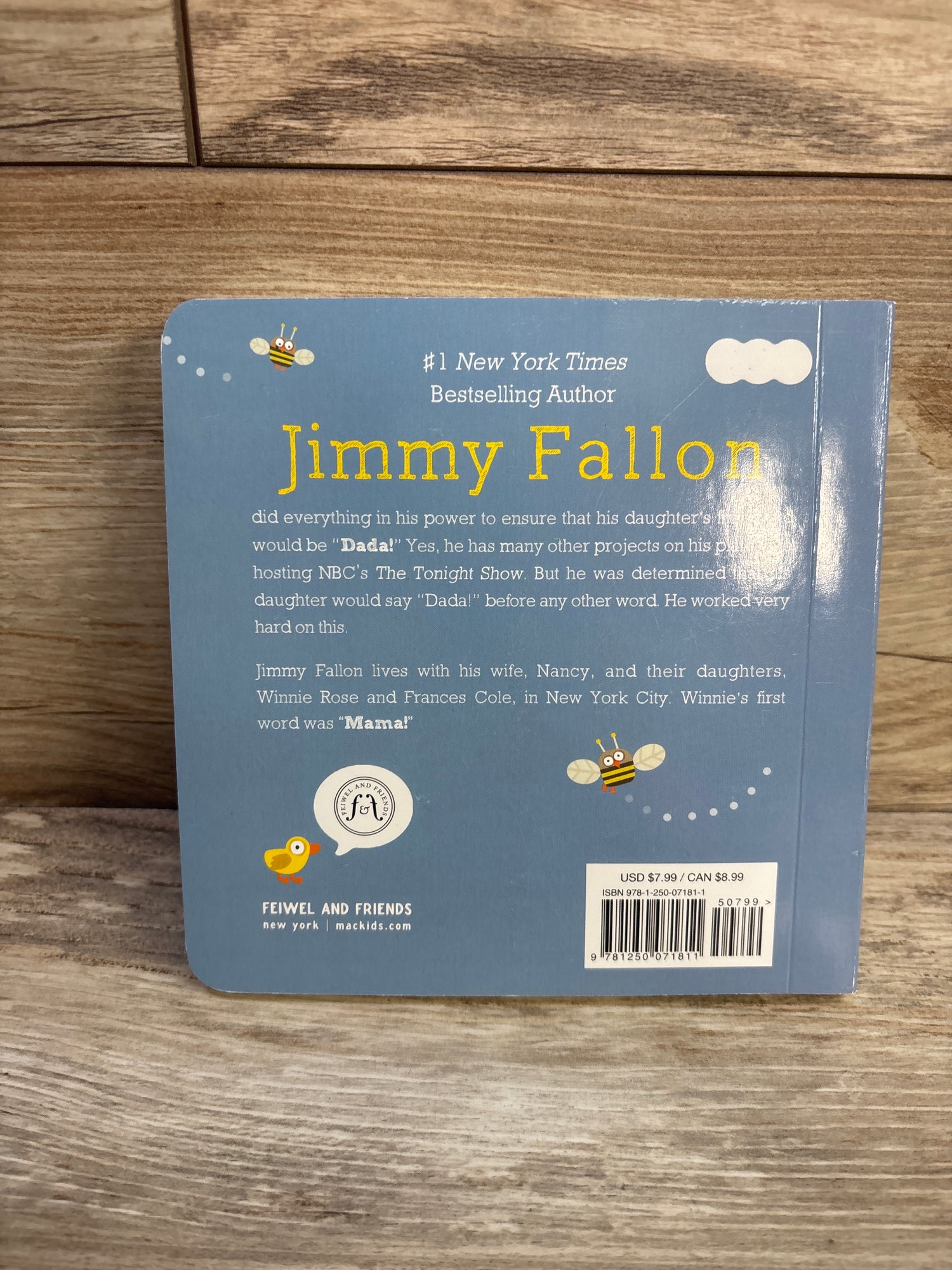 Your Baby's First Word Will Be Dada Board Book By Jimmy Fallon