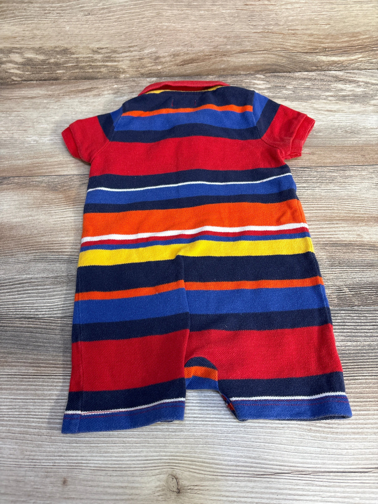 Ralph Lauren Polo Striped Shortie Romper Red sz 9m - Me n Mommy To Be