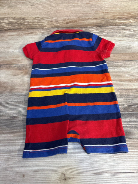 Ralph Lauren Polo Striped Shortie Romper Red sz 9m - Me n Mommy To Be
