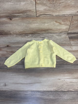 Mon Caramel Knit Bow Cardigan Yellow sz 12-18m