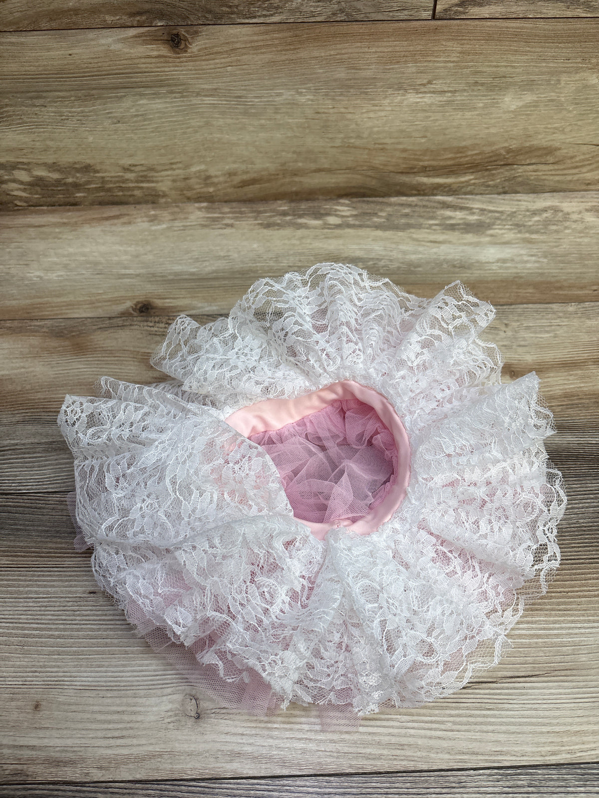 Lace Tulle Mini Tutu Pink sz 12-24m