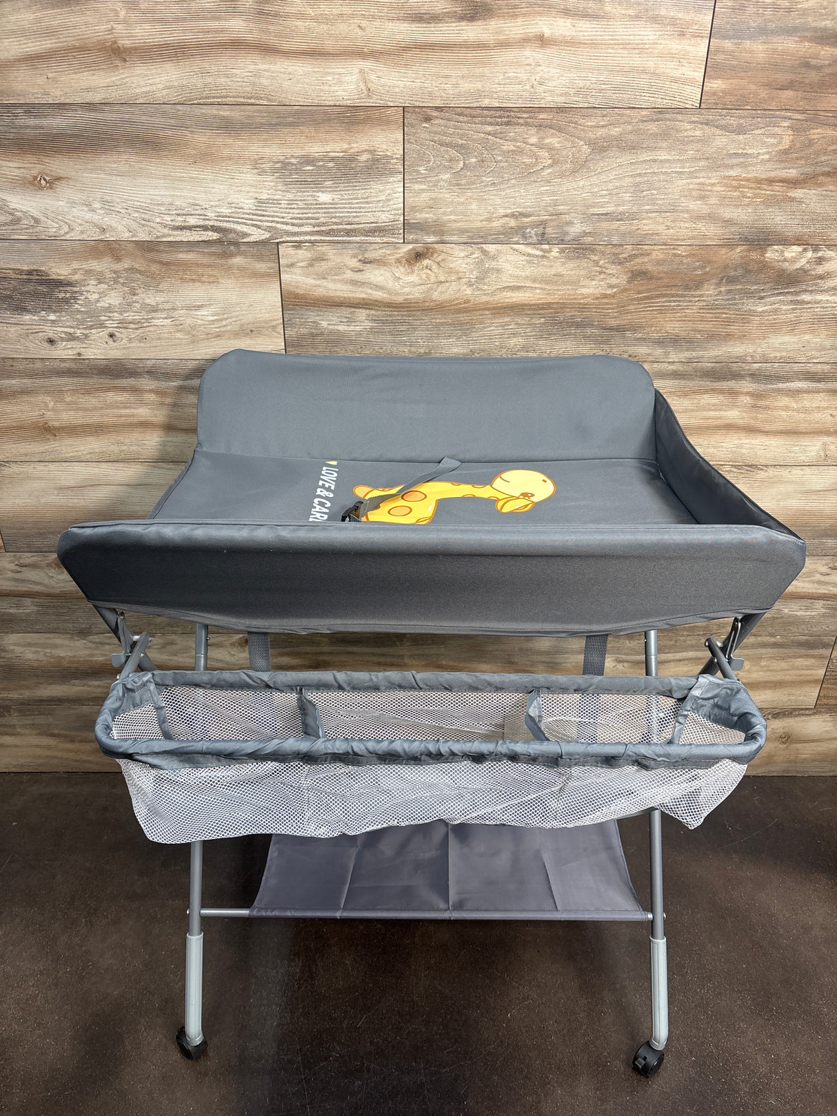 Foldable Baby Changing Table with Storage