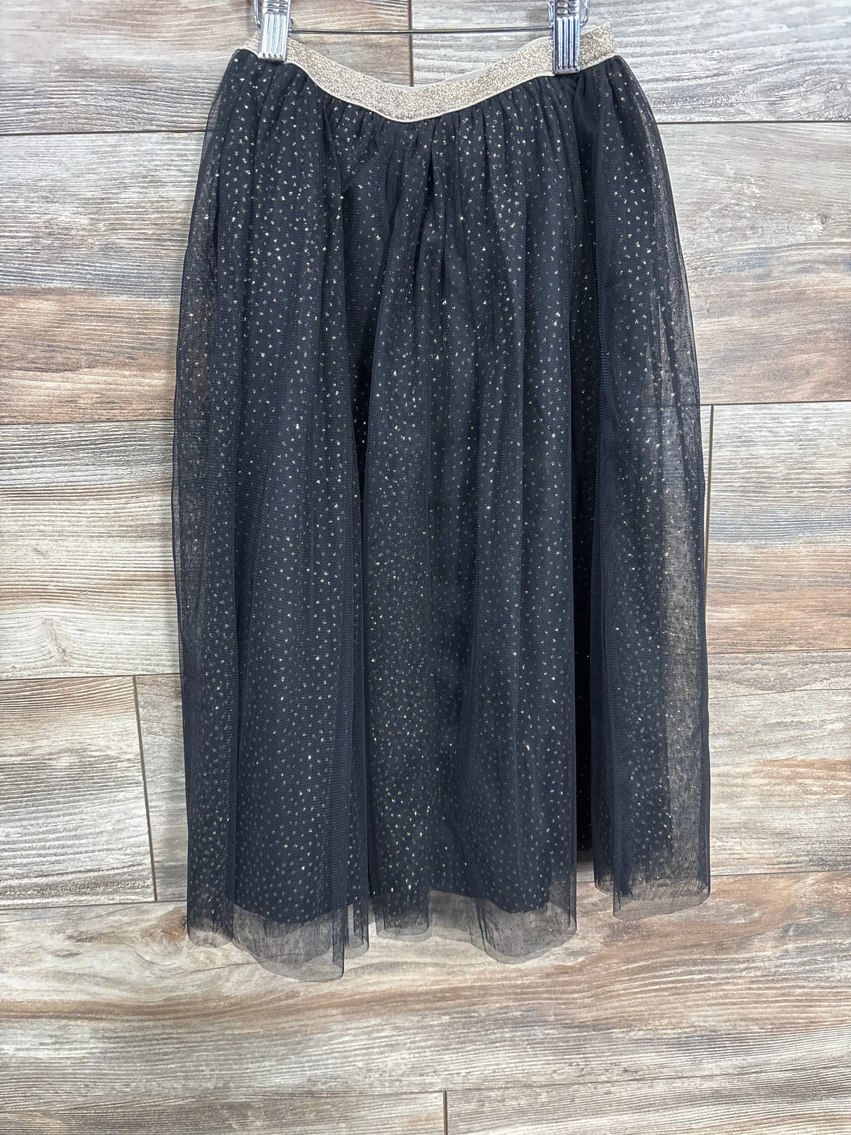 NEW Cat & Jack Tulle Metallic Skirt Black sz 4-5T