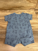 Cat & Jack Shortie Romper Blue sz 3-6m