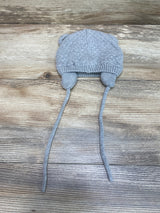 Baby XHW Kids Knit Hat w/ Earflaps Grey Sz S