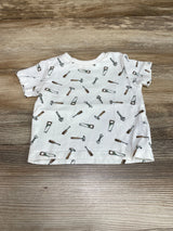 Pekkle Tool Print Shirt White sz 3m