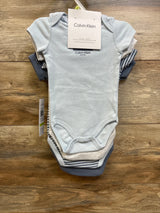 NEW Calvin Klein 4pk Bodysuits Blue sz 3/6m