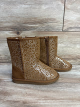 Harper Canyon Leopard Print Fur Boots Brown sz 8c - Me n Mommy To Be