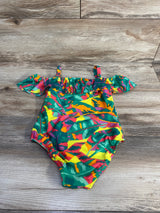 NEW Cat & Jack 1pc Tropical Swimsuit Green sz 5T