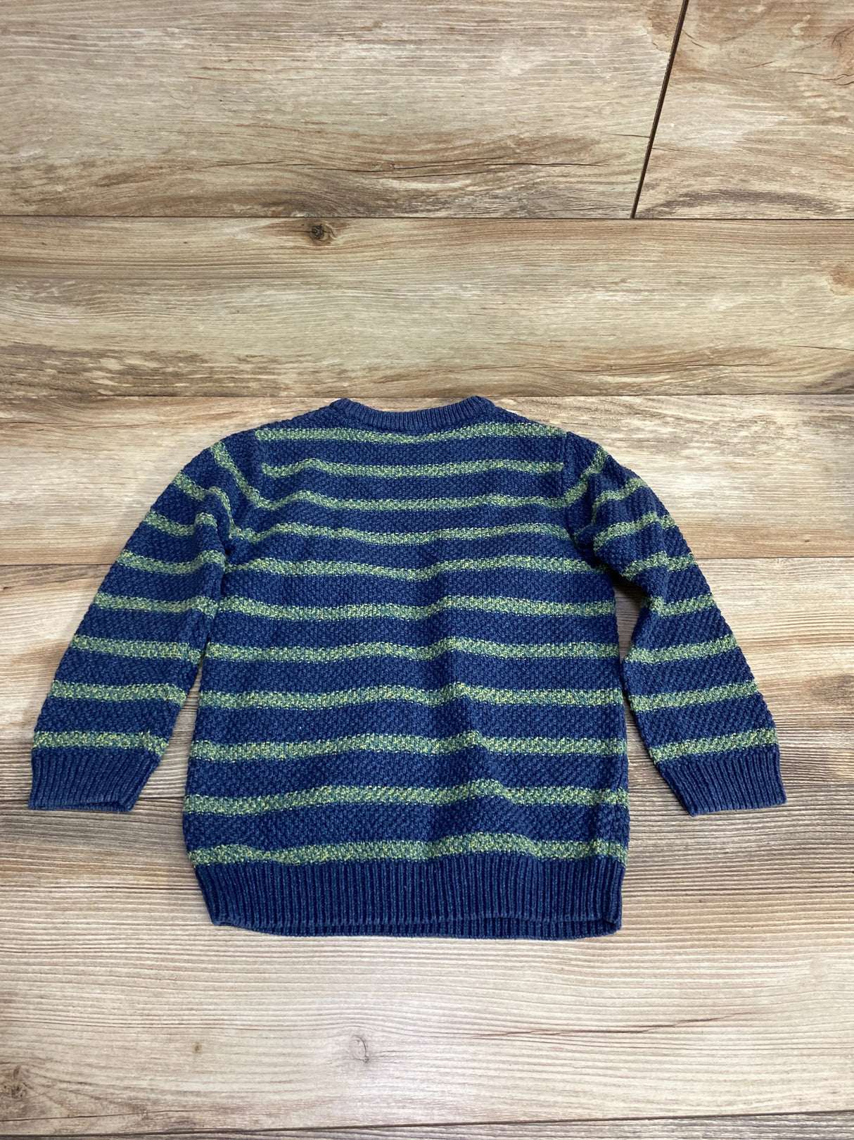 Nutmeg Knitted Dinosaur Sweatshirt Navy sz 5T-6