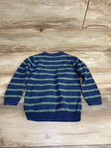 Nutmeg Knitted Dinosaur Sweatshirt Navy sz 5T-6