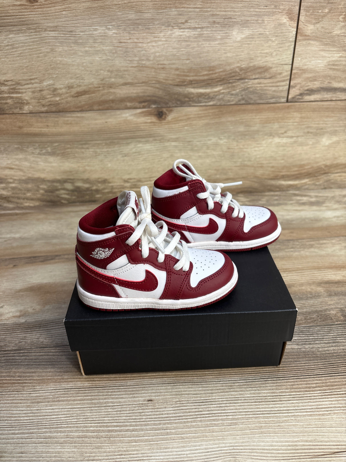 Air Jordan 1 Retro High OG TD 'Artisanal Red' Sneakers sz 7c
