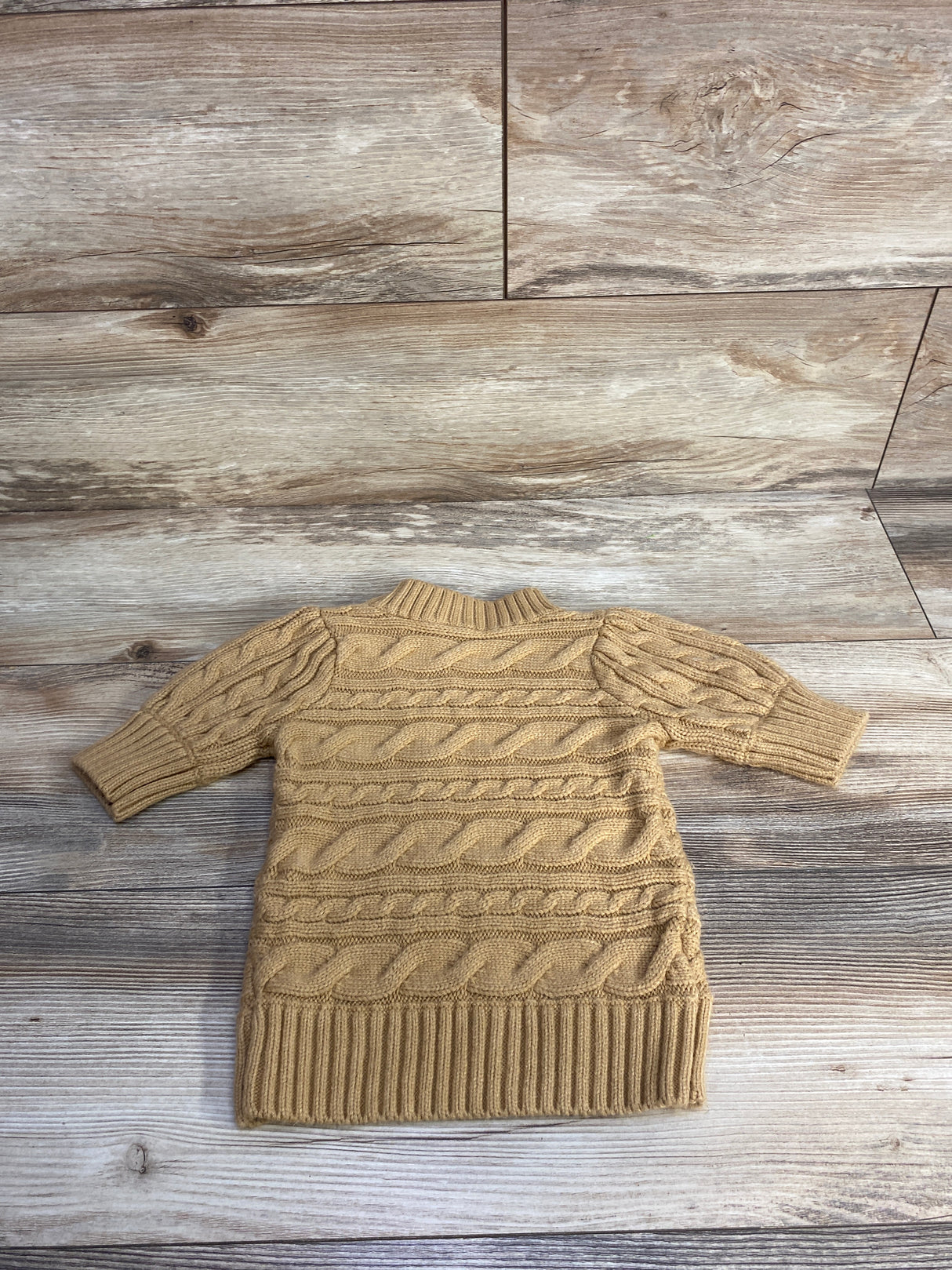 Janie & Jack Cable Knit Sweater Beach Tan sz 2T