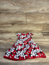 Disney Junior Minnie Mouse Print Dress Red sz 3T