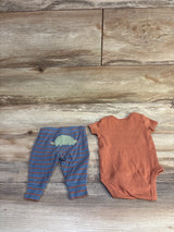 Carter's 2pc Bodysuit & Pants Set Orange sz 3m