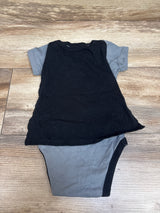 SixFlags DC Batman Bodysuit with Cape Grey sz 6m