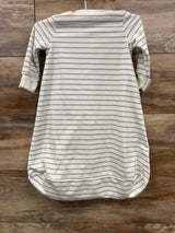 Carter's Striped Cow Blanket Sleeper White sz 0-3m