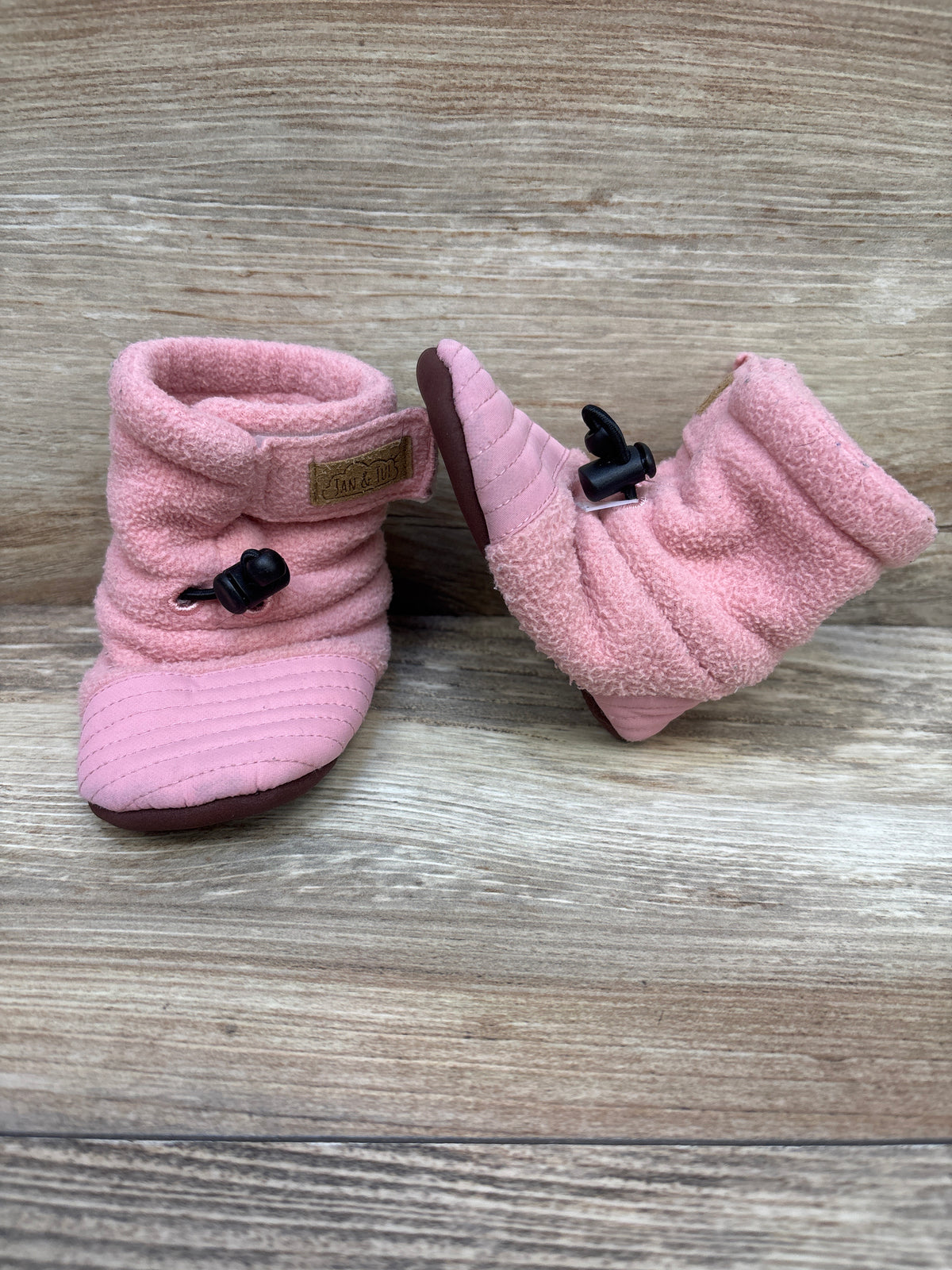 Jan & Jul Stay-Put Cozy Booties Pink sz 3-12m
