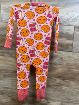 Cookies & Milk Bamboo Convertible Sleeper Pink sz 12-18m