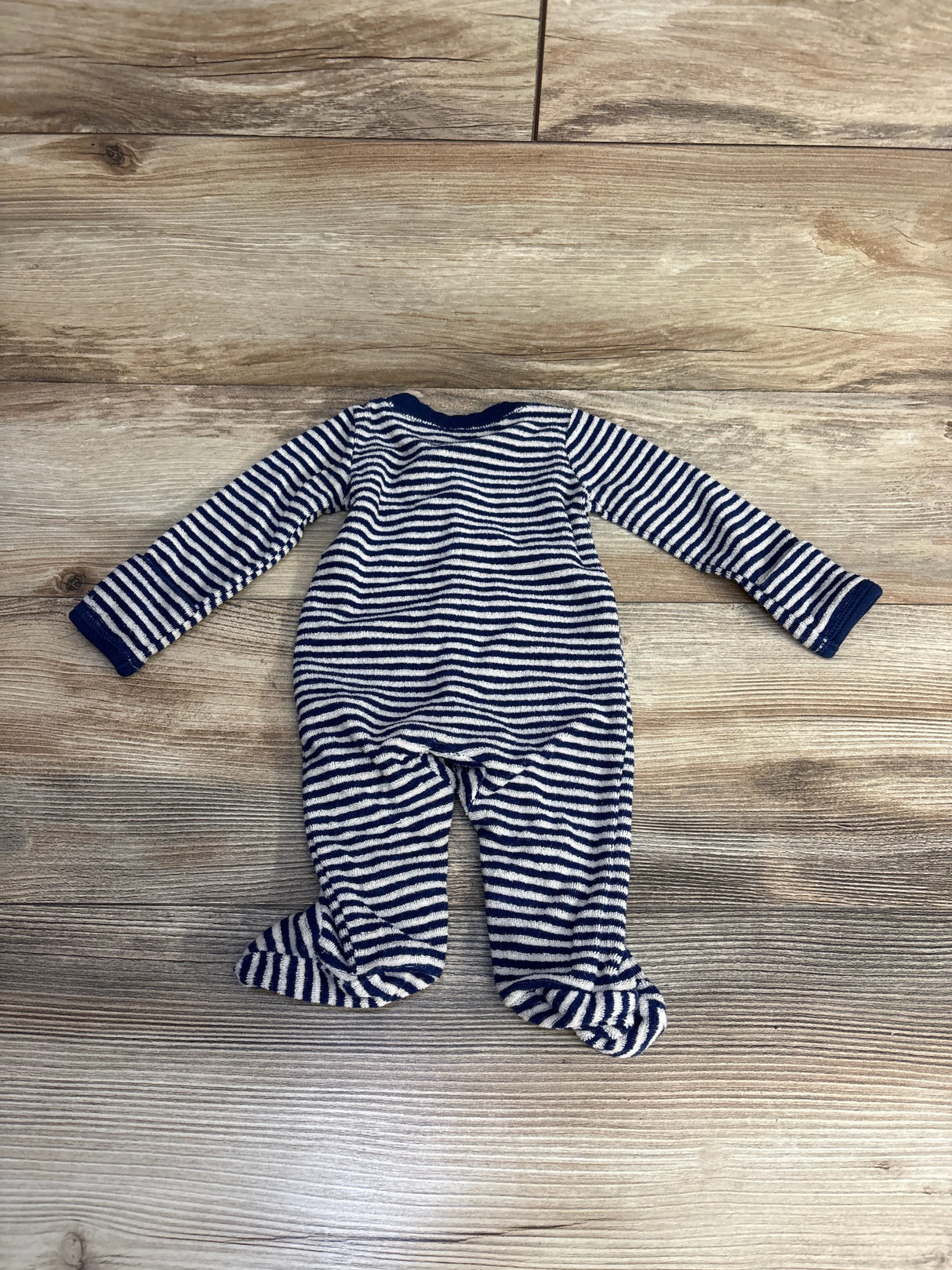 Carter's Terry Cloth Sleeper Navy sz Newborn - Me n Mommy To Be