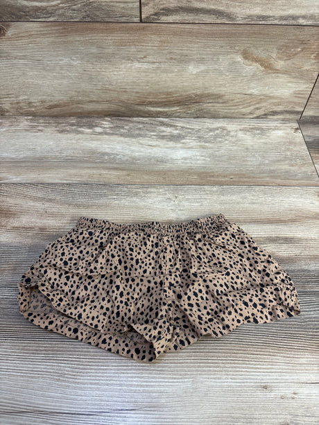 Okie Dokie Leopard Print Pull On Shorts Brown sz 4T - Me n Mommy To Be