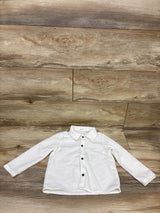 Shein Long Sleeve Button Up Shirt White sz 2-3T