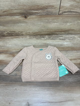 NEW Disney Baby Winnie The Pooh Quilted Sweatshirt Tan sz 3/6m