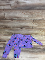 Disney Stitch 2pc Halloween Pajama Set Purple sz 4T