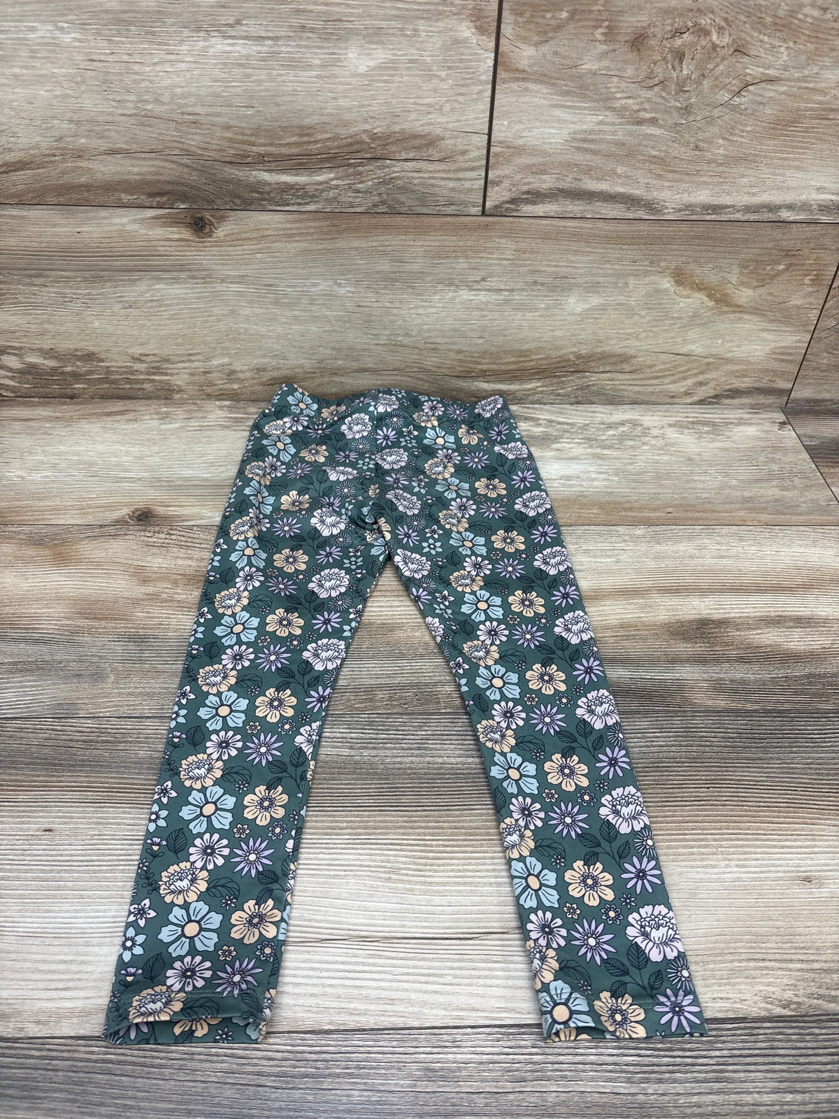 Puma Floral Active Leggings Green sz 5T
