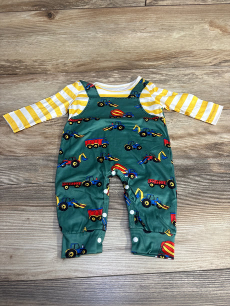 Striped Coverall Yellow sz 0-3m - Me n Mommy To Be