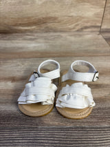 Muchenggift Bowknot Soft Sole Sandals White sz 2c