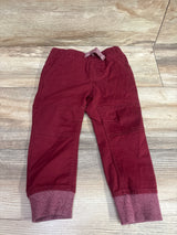 Cat & Jack Drawstring Cotton Joggers Red sz 2T