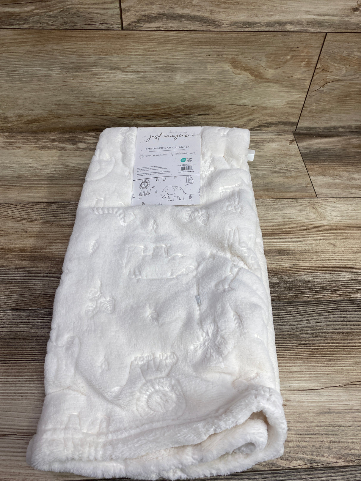 NEW Just Imagine Embossed Baby Blanket 30x40''
