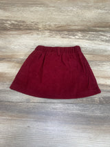 Shein Corduroy Skirt Red sz 18-24m